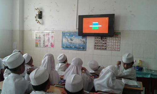 KBM dengan media Smart TV